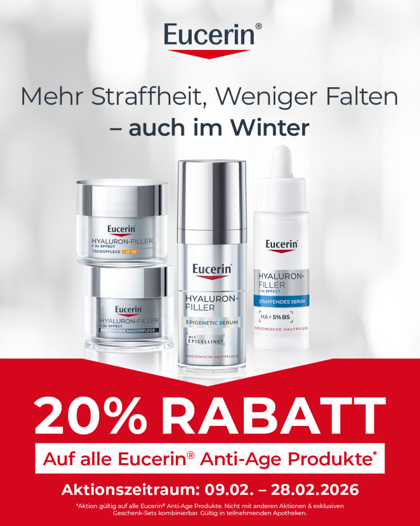 Eucerin 20% Rabattaktion auf alle Anti-Age Produkte
