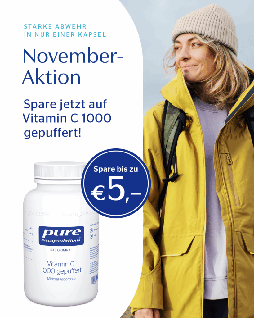 Produktbild pure encapsulations Vitamin C gepuffert November Aktion